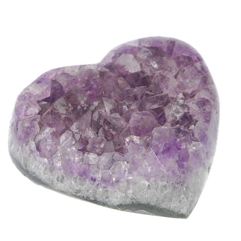 Amethyst Herzform - Symbol der Liebe in Violett bei Kehuna Stones and Senses - Kehuna Stones and Senses