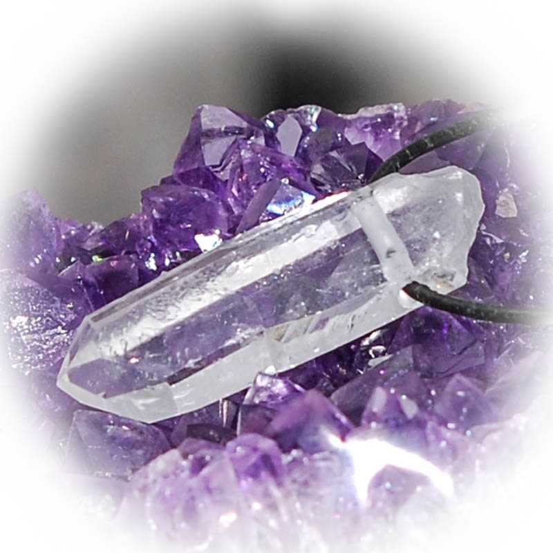 Lemurischer Samenquarz Anhänger 2 - Kehuna Stones and Senses
