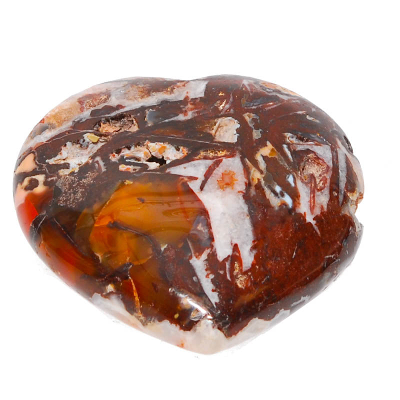 Opal Herz braun - Madagaskar (7x7 cm)