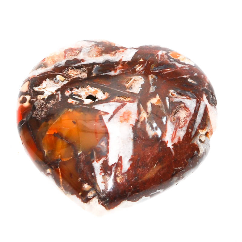 Opal Herz braun - Madagaskar (7x7 cm)