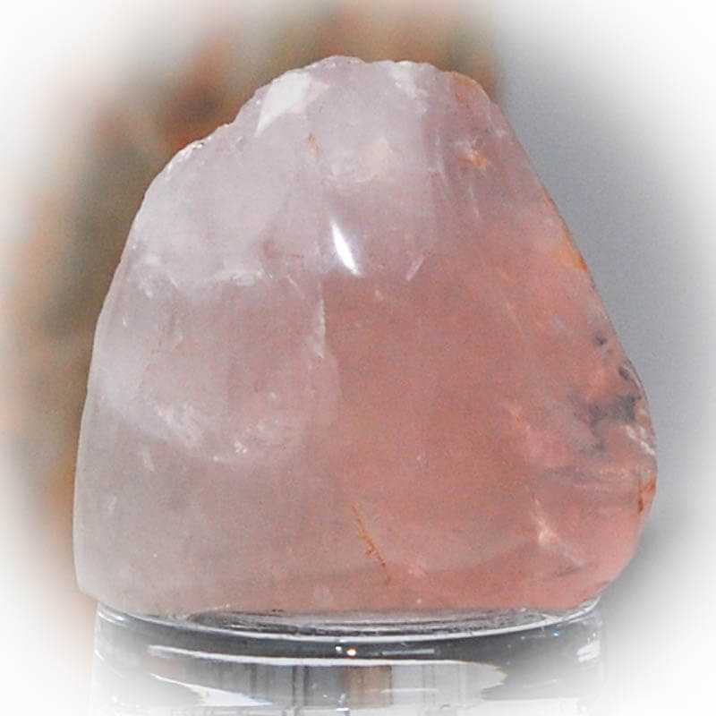 Rosenquarz Rohstein Nr 9 - Kehuna Stones and Senses