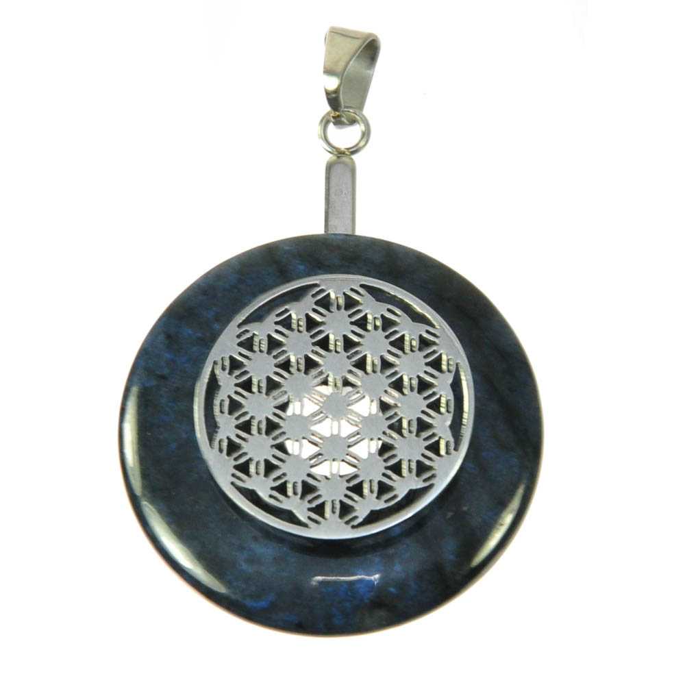 Dumortierit Donut 30 mm - Kehuna Stones and Senses