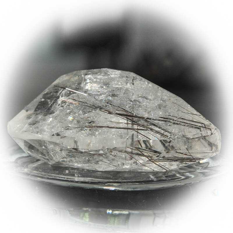 Bergkristall mit Turmalin - Kehuna Stones and Senses