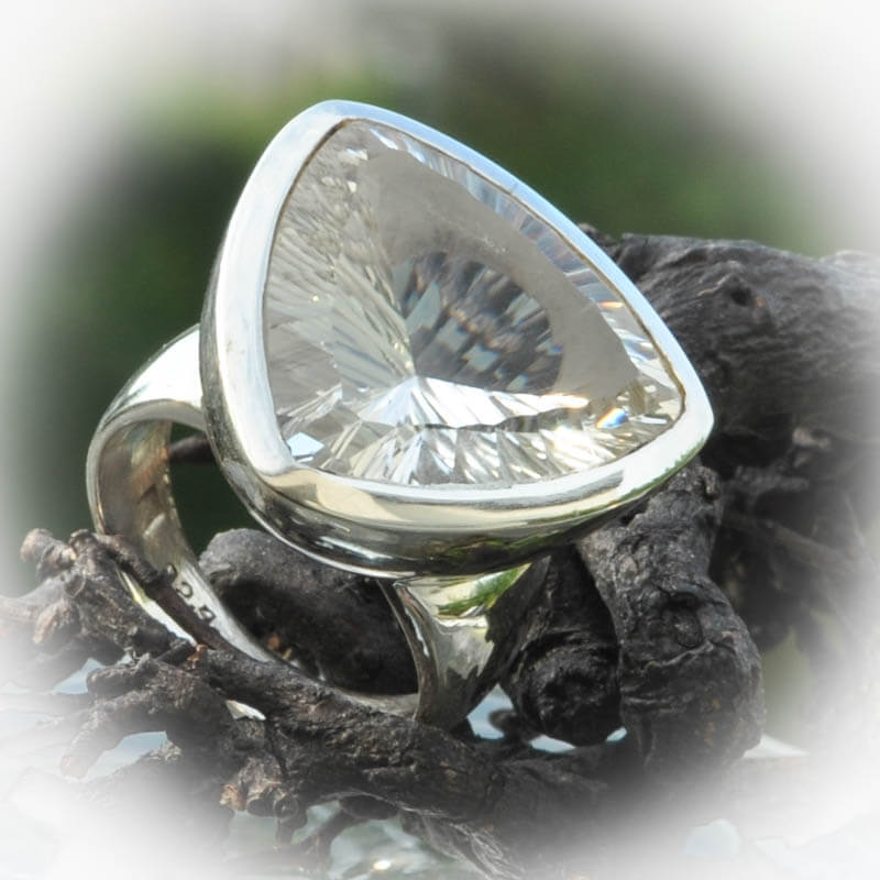 Bergkristall Ring 2 - Kehuna Stones and Senses
