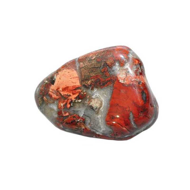 Brechzien Jaspis Trommelstein - Kehuna Stones and Senses