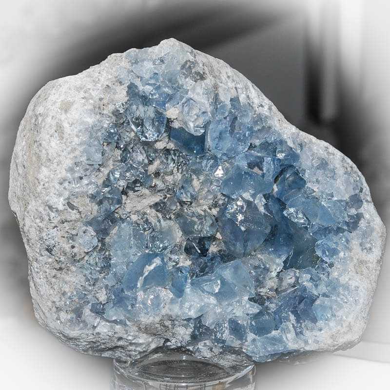 Coelestin Geode Madagaskar - Kehuna Stones and Senses