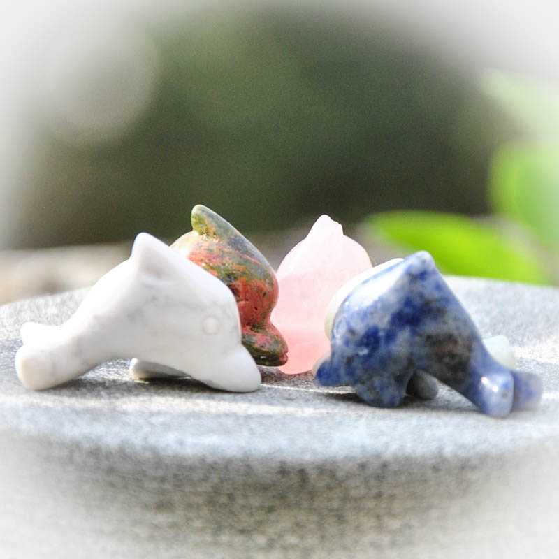 Delphin Edelstein Tierfigurenset - Kehuna Stones and Senses