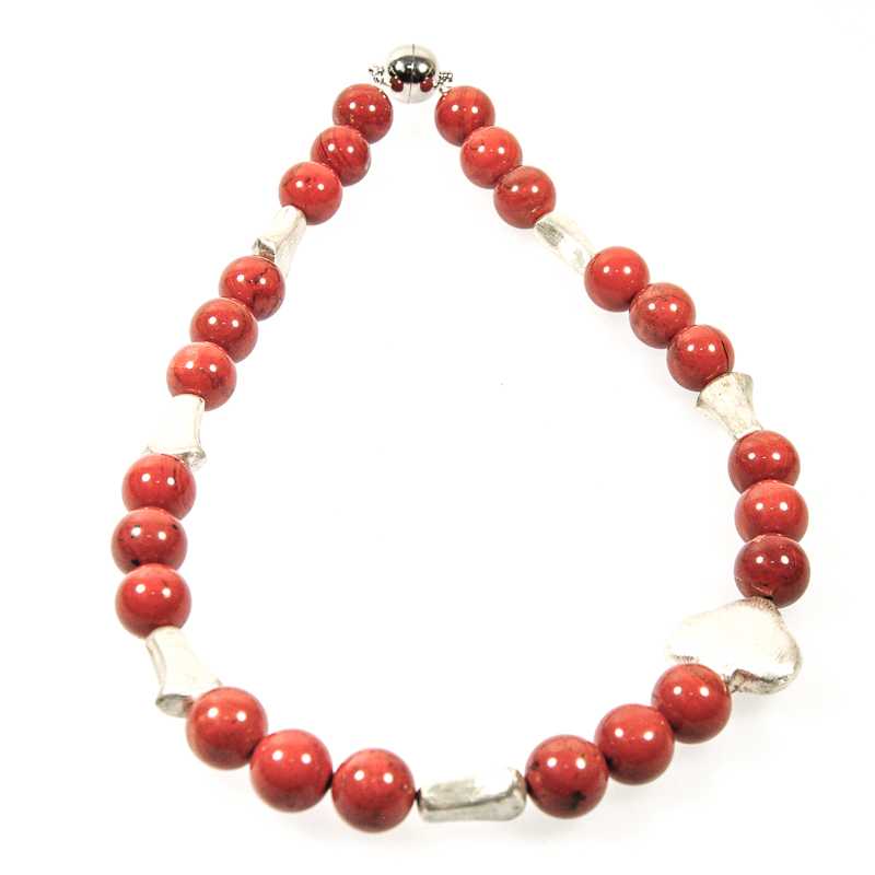 Edelsteinkette Jaspis - Kehuna Stones and Senses