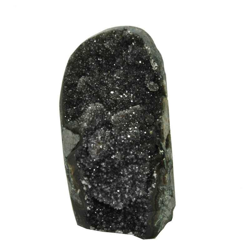 Exklusives Amethyst Drusenstück aus Uruguay Nr 86 in Schwarz - Kehuna Stones and Senses