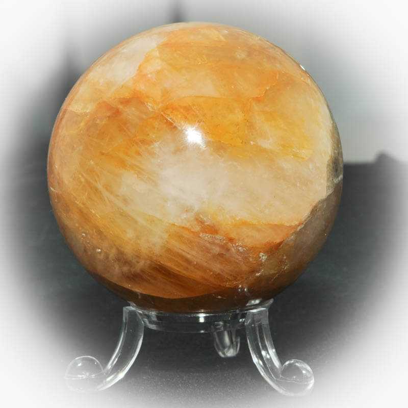 Golden Healer Bergkristall Kugel - Kehuna Stones and Senses