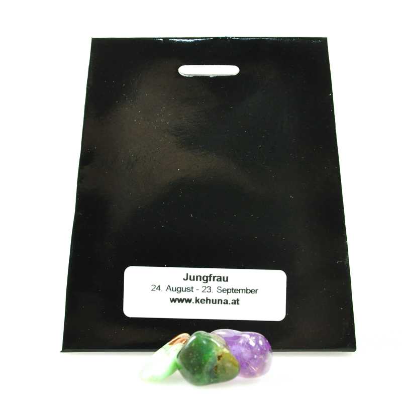 Jungfrau Geburtsstein Schutzstein Sternzeichenstein - Kehuna Stones and Senses