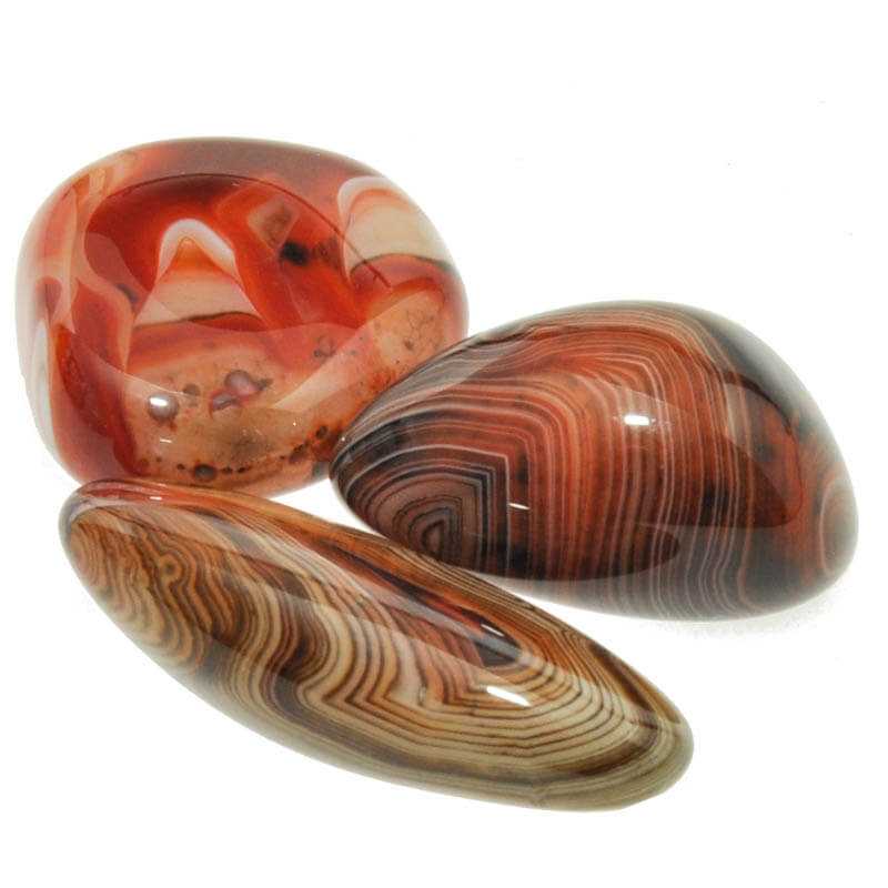 Karneol Trommelstein Lot 2 - Kehuna Stones and Senses