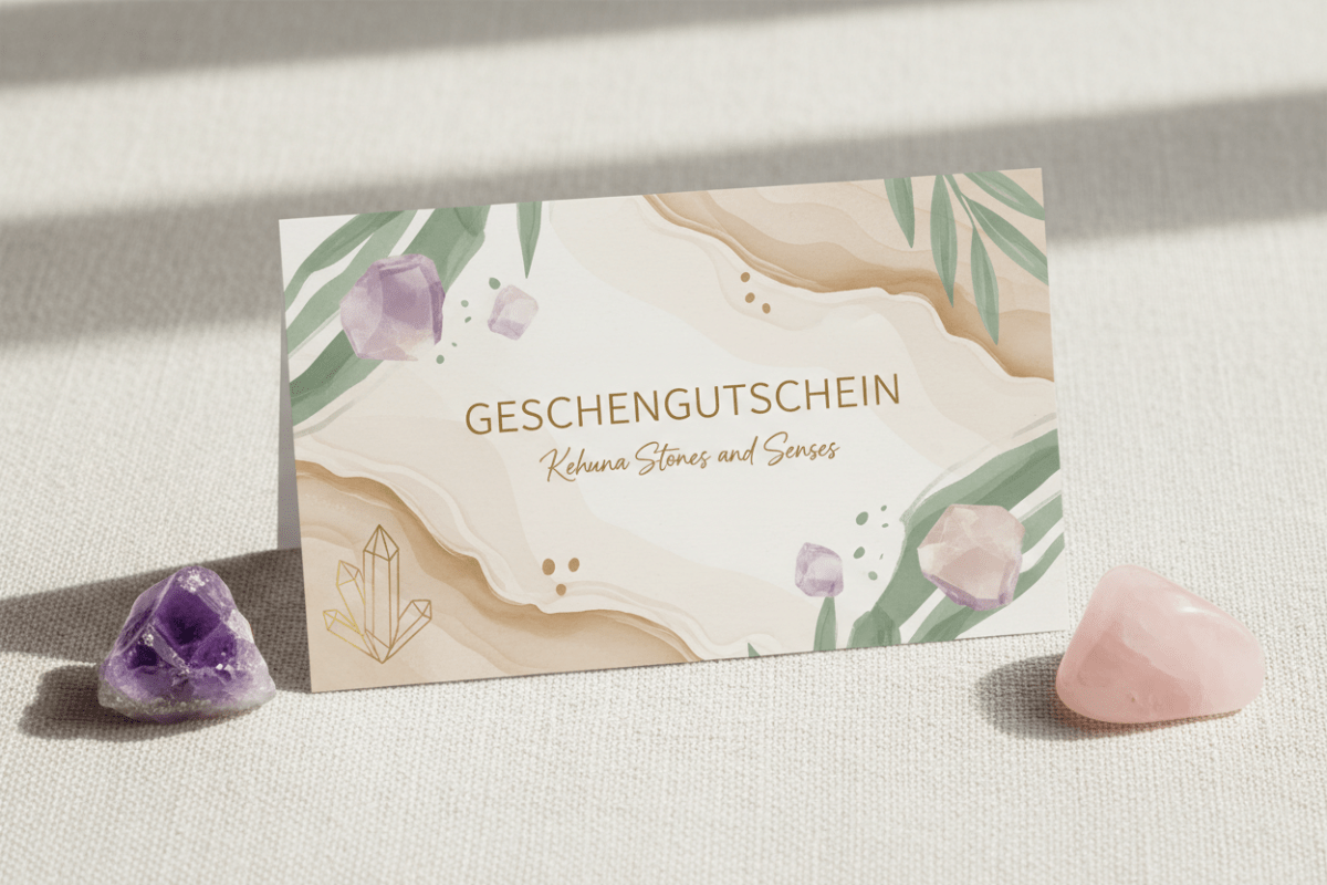 Kehuna Geschenkgutschein - Kehuna Stones and Senses