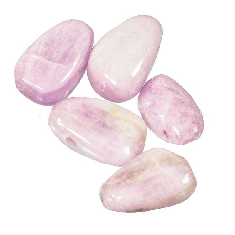 Kunzit Trommelstein Anhänger - Kehuna Stones and Senses