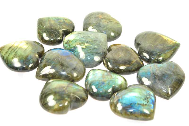 Labradorit Herz 1 Stück - Kehuna Stones and Senses
