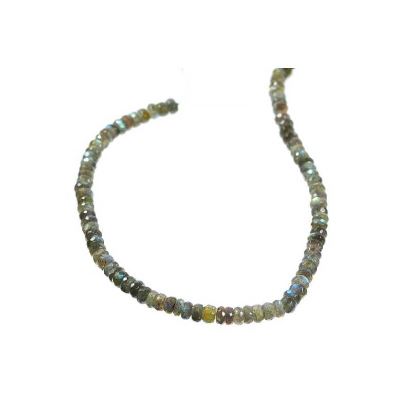 Labradorit Strang Rondelle - Kehuna Stones and Senses