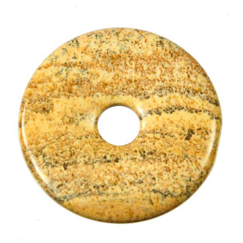 Landschaftsjaspis - Donut 40 - Kehuna Stones and Senses