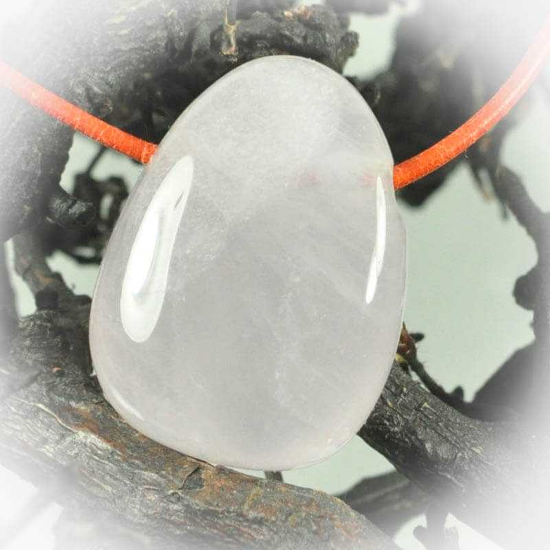 Lavendelquarz Trommelstein Anhänger - Kehuna Stones and Senses