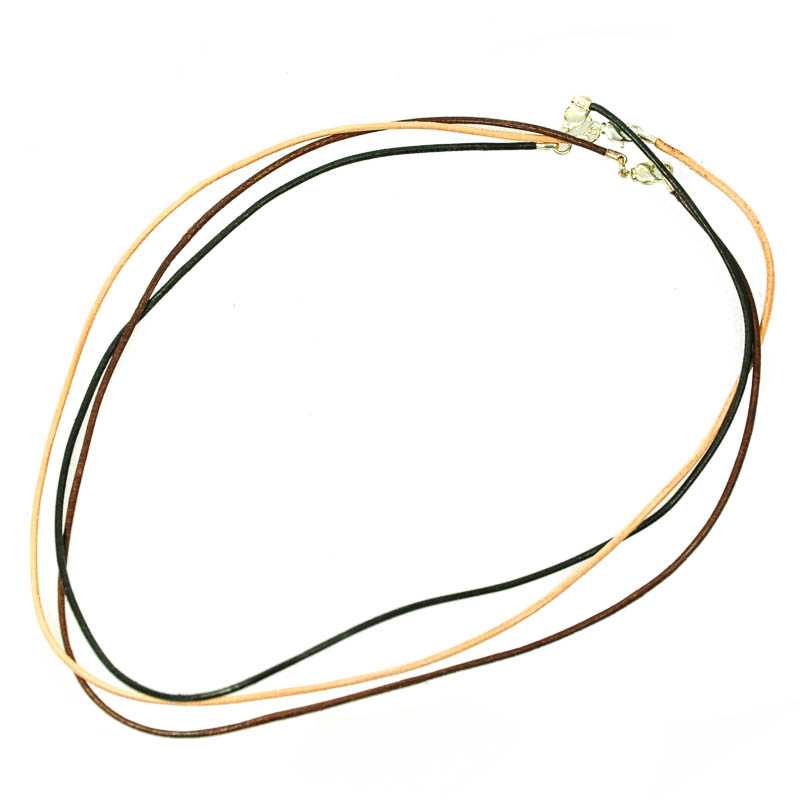 Lederbänder mit Silberverschluss - Kehuna Stones and Senses