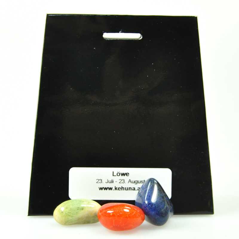 Löwe Geburtsstein Schutzstein Sternzeichenstein - Kehuna Stones and Senses