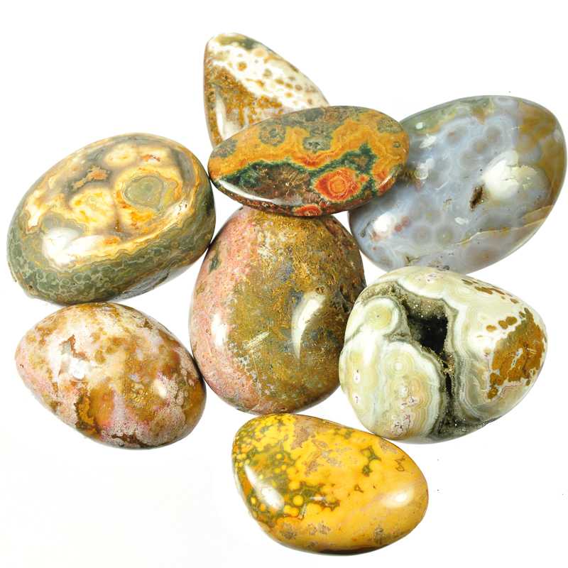 Ozeanachat Ozeanchalcedon Trommelstein XL - Kehuna Stones and Senses