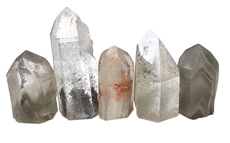 Phantomquarz Lot 3 aus Brasilien mit 5 Stück - Kehuna Stones and Senses