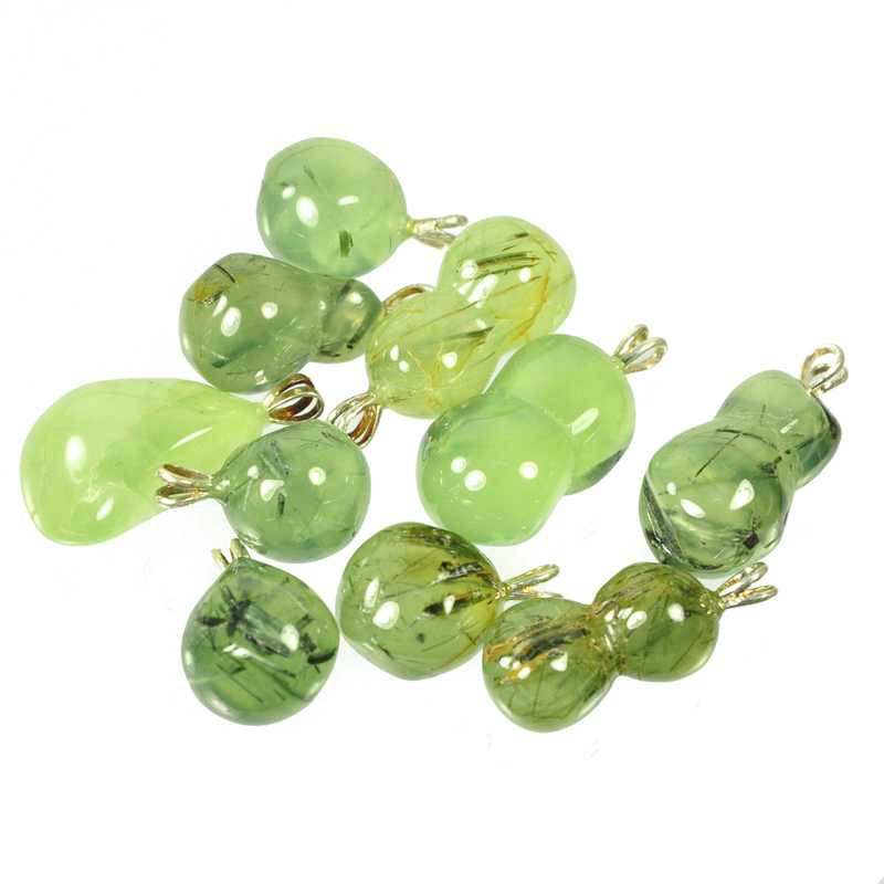 Prehnit mit Silberöse - Kehuna Stones and Senses