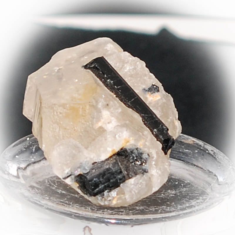 Quartz mit Turmalin Einschlüssen - Kehuna Stones and Senses