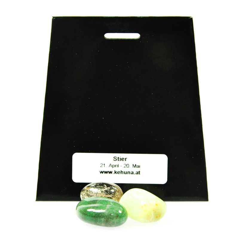 Stier Geburtsstein Schutzstein Sternzeichenstein - Kehuna Stones and Senses