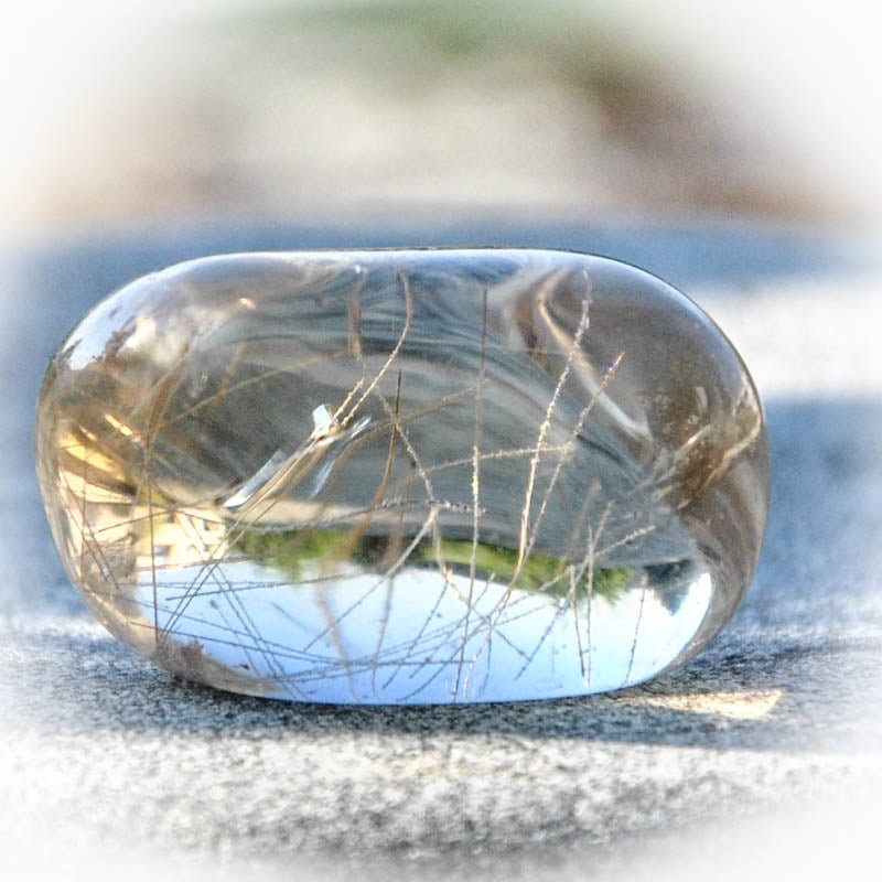 Rutilquarz mit goldenen Rutilen - Kehuna Stones and Senses