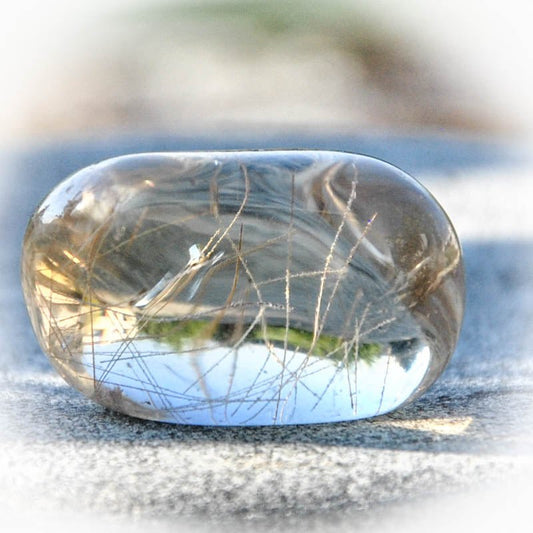 Rutilquarz mit goldenen Rutilen - Kehuna Stones and Senses