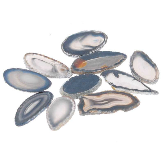 Achatscheiben klein im Set – Natürliche Edelstein - Accessoires für Ihre Sammlung - Kehuna Stones and Senses
