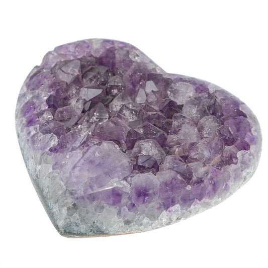 Amethyst Herzform - Symbol der Liebe in Violett bei Kehuna Stones and Senses - Kehuna Stones and Senses