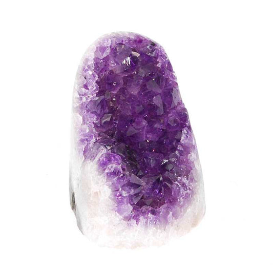 Amethyst Drusenstück Nr 99 aus Uruguay - Naturstein mit violettem Kristallrasen - Kehuna Stones and Senses