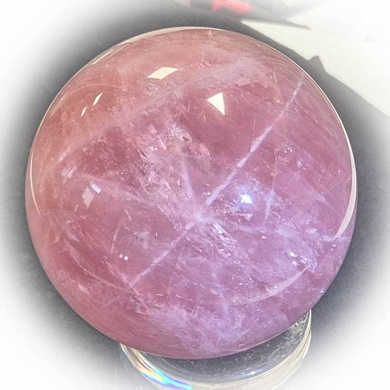 Rosenquarz Kugel 4 - Kehuna Stones and Senses