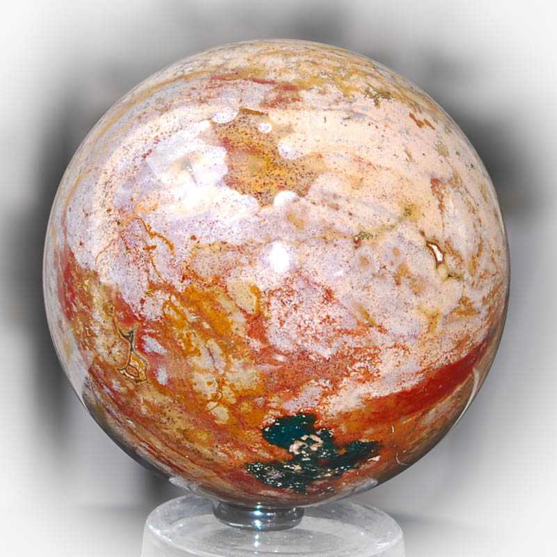 Ozeanchalcedon Kugel - Kehuna Stones and Senses