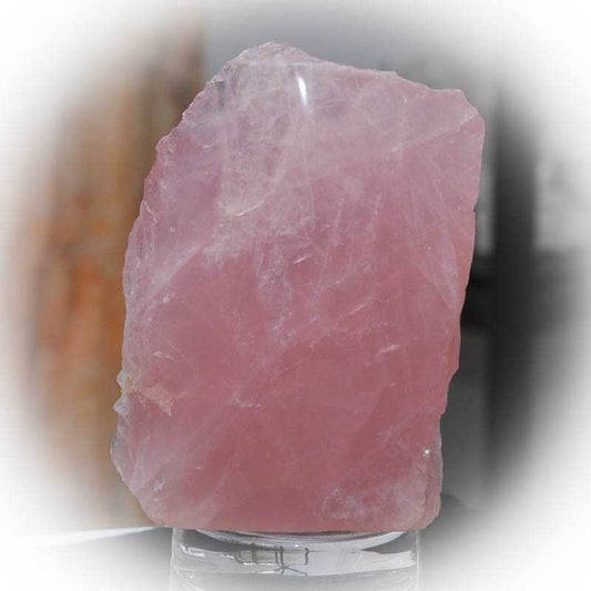 Rosenquarz Rohstein A - Qualität Nr 60 - Kehuna Stones and Senses