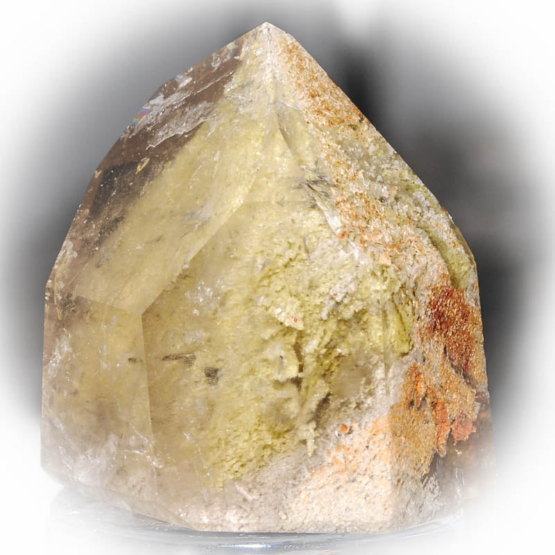 Phantomquarz mit Chlorit Spitze