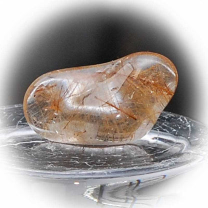 Rutilquarz Trommelstein Extra 2 - Kehuna Stones and Senses