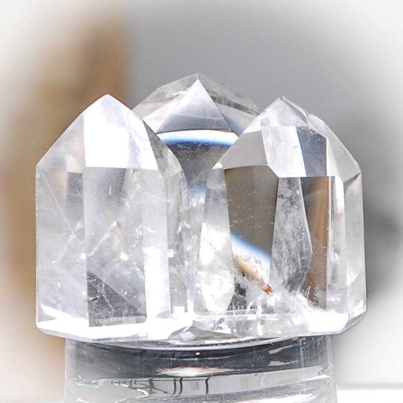 Bergkristall Spitzen Set 3 Stück - Kehuna Stones and Senses