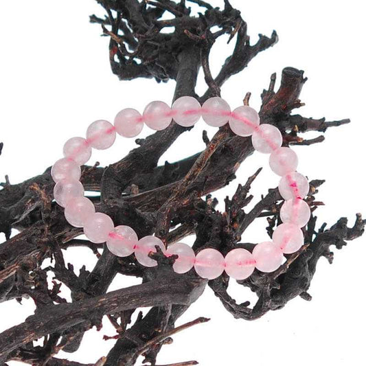 Rosenquarz Armband Kugel - Kehuna Stones and Senses