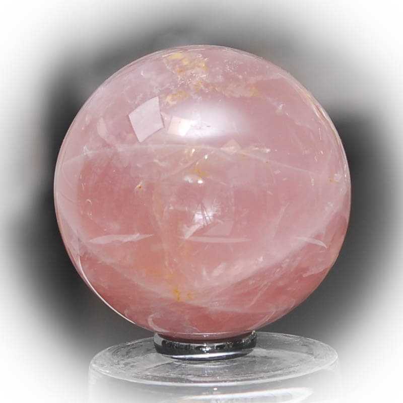 Rosenquarz Kugel Top - Kehuna Stones and Senses