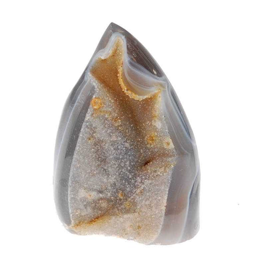 Achat Druse in Flammenschliff kaufen - Natürliche Dekoration mit energetischer Kraft - Kehuna Stones and Senses