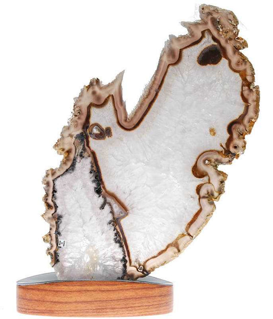 Hochwertige Achatscheibe 74 aus Brasilien – Natürliche Mineralien für Ihre Sammlung - Kehuna Stones and Senses