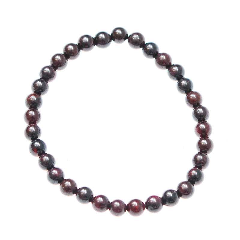 Granat Armband Kugel - Kehuna Stones and Senses
