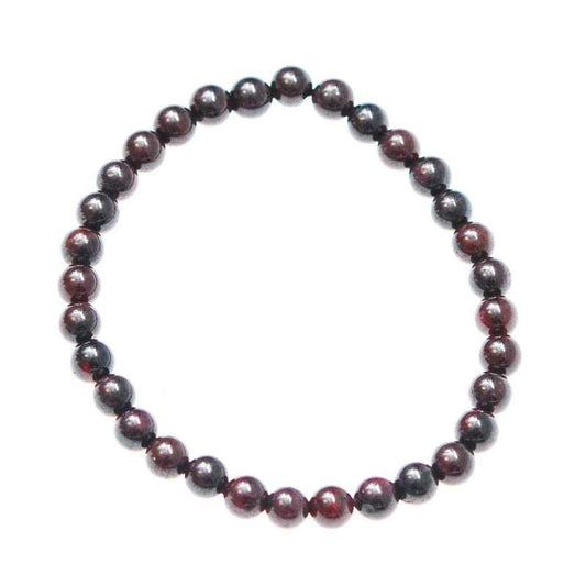 Granat Armband Kugel - Kehuna Stones and Senses