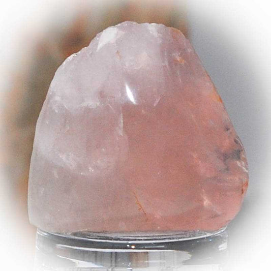 Rosenquarz Rohstein Nr 9 - Kehuna Stones and Senses