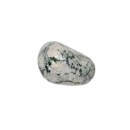 Baumachat Trommelstein gebohrt - Kehuna Stones and Senses