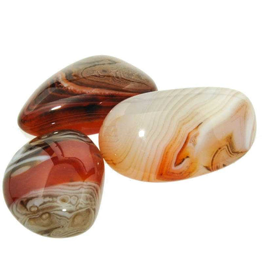 Karneol Trommelstein Lot 3 - Kehuna Stones and Senses
