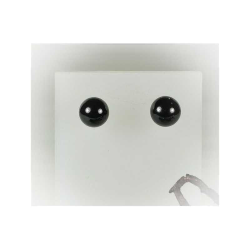 Ohrstecker Onyx aus Silber - Kehuna Stones and Senses